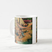 ヴィンテージ父と子のキャンプ、ハッピー ファザーズデー コーヒーマグカップ (正面左)