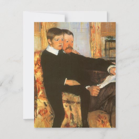 ヴィンテージ父と息子ポートレートバイマリアクサット (正面)