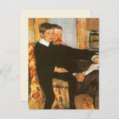 ヴィンテージ父と息子ポートレートバイマリアクサット (正面/裏面)