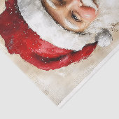 ヴィンテージ父のクリスマスBurlap AZ6デコページ 薄葉紙 (詳細)