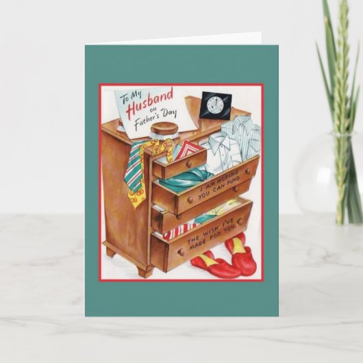 ヴィンテージ父のデイカード カード (正面)