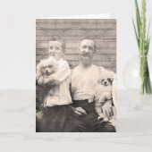 ヴィンテージ父の日のグリーティングカード カード (正面)