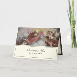 ヴィンテージ父の日カトリック カード