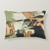 ヴィンテージ父の日パパの与えベビーボトル アクセントクッション (正面)