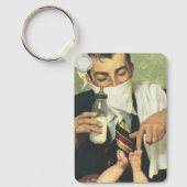 ヴィンテージ父の日パパの与えベビーボトル キーホルダー (正面)