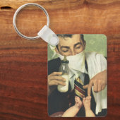 ヴィンテージ父の日パパの与えベビーボトル キーホルダー (正面)