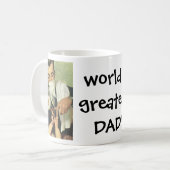 ヴィンテージ父の日パパの与えベビーボトル コーヒーマグカップ (正面左)