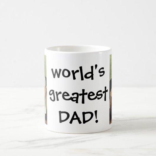 ヴィンテージ父の日パパの与えベビーボトル コーヒーマグカップ (中央)