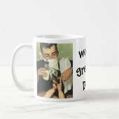 ヴィンテージ父の日パパの与えベビーボトル コーヒーマグカップ (左)