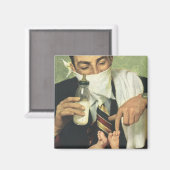 ヴィンテージ父の日パパの与えベビーボトル マグネット (正面/裏面)