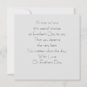 ヴィンテージ父の日 (裏面)