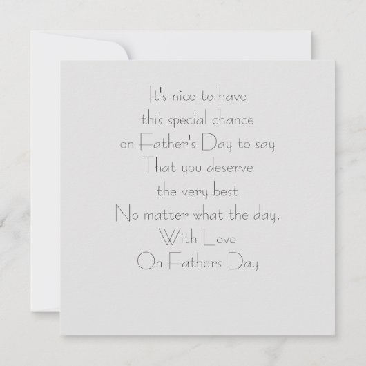 ヴィンテージ父の日 (裏面)