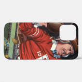 ヴィンテージ父の日，スポーツサッカーパパと息子 Case-Mate iPhoneケース (裏面 (横))