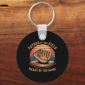 ヴィンテージ父の日 – フィールドの父 キーホルダー (正面)