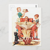 ヴィンテージ父の日 ポストカード (正面/裏面)