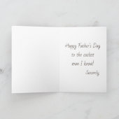 ヴィンテージ父の日「ポップ、あなたは!」 カード (内部)