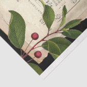 ヴィンテージ父クリスマスと音楽のデコページ 薄葉紙 (詳細)