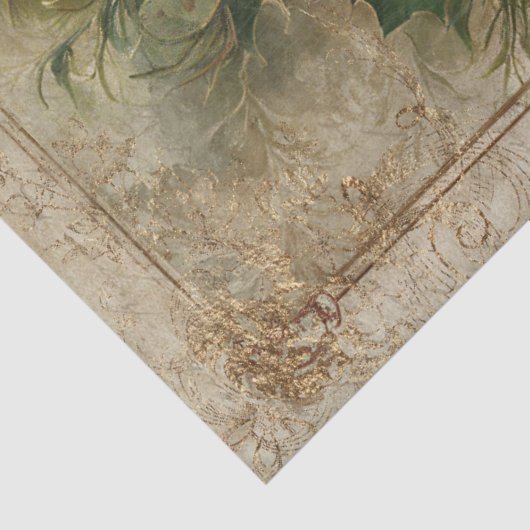 ヴィンテージ父クリスマスサンタデクペエレガントージ 薄葉紙 (詳細)