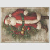 ヴィンテージ父クリスマスサンタデクペエレガントージ 薄葉紙 (正面)