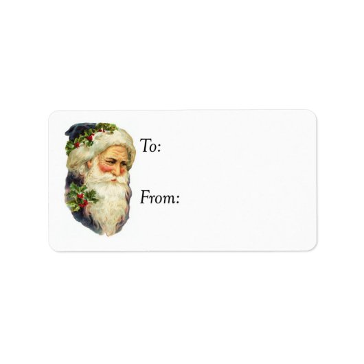 ヴィンテージ父クリスマスプレゼントラベル ラベル (正面)