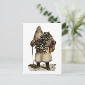 ヴィンテージ父クリスマスポストカード シーズンポストカード (スタンド正面)