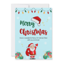 ヴィンテージ父クリスマスポストカード