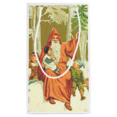 ヴィンテージ父クリスマス スモールペーパーバッグ (裏面)