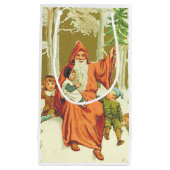 ヴィンテージ父クリスマス スモールペーパーバッグ (正面)