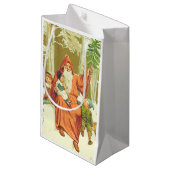 ヴィンテージ父クリスマス スモールペーパーバッグ (正面アングル)