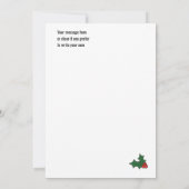 ヴィンテージ父クリスマス。編集可能クリスマスカード 招待状 (裏面)