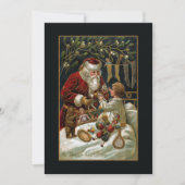 ヴィンテージ父与えクリスマスの贈り物 シーズンカード (正面)