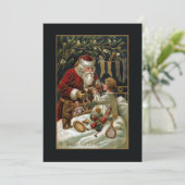 ヴィンテージ父与えクリスマスの贈り物 シーズンカード (スタンド正面)