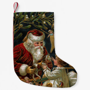 ヴィンテージ父与えクリスマスの贈り物 スモールクリスマスストッキング