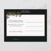 ヴィンテージ父与えクリスマスの贈り物 ポストカード (裏面)