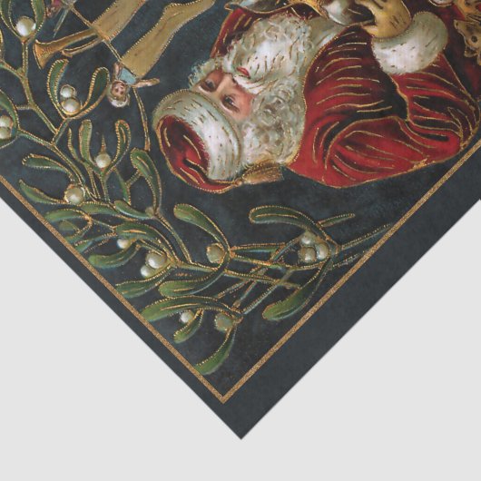 ヴィンテージ父与えクリスマスの贈り物 薄葉紙 (詳細)