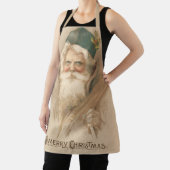 ヴィンテージ父芸術的クリスマスポートレート エプロン (インサイチュ)
