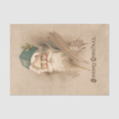 ヴィンテージ父芸術的クリスマスポートレート 薄葉紙 (正面)