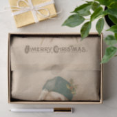 ヴィンテージ父芸術的クリスマスポートレート 薄葉紙 (ギフト)