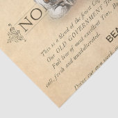 ヴィンテージ牛の切り離し 薄葉紙 (詳細)