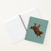 ヴィンテージ牛カウボーイ ノートブック (内部)