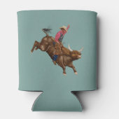 ヴィンテージ牛カウボーイ 缶クーラー (裏面)