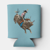 ヴィンテージ牛カウボーイ 缶クーラー (裏面)