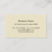 ヴィンテージ牛福祉毛布の名刺 名刺 (裏面)