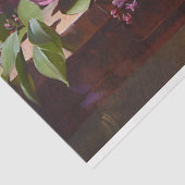 ヴィンテージ牡丹と薄紫フローラブーケデックページ 薄葉紙 (詳細)