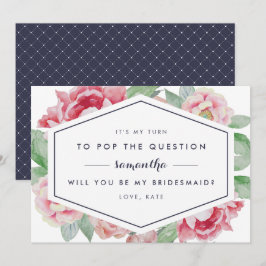 ヴィンテージ牡丹は私の花嫁のカードになる 招待状