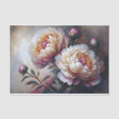 ヴィンテージ牡丹ガーデンドリームフラワーデクページ 薄葉紙 (正面)