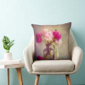 ヴィンテージ牡丹ブーケイングラスヴァース クッション (椅子)