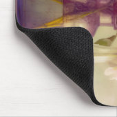 ヴィンテージ牡丹ブーケイングラスヴァース マウスパッド (コーナー)