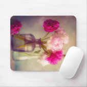 ヴィンテージ牡丹ブーケイングラスヴァース マウスパッド (マウス)