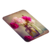 ヴィンテージ牡丹ブーケイングラスヴァース マグネット (右側)